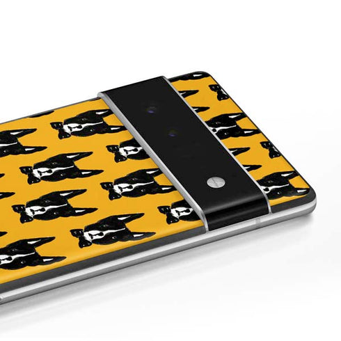 Bouffants and Broken Hearts Boston Terrier Google Pixel 6 Pro Skin